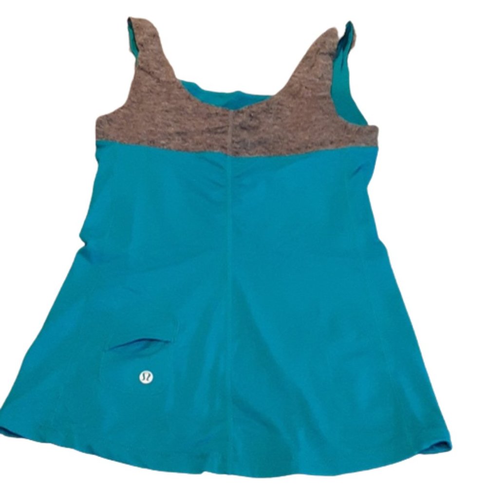 LuluLemon Athletic Tank Top Women's Size 4 Teal Robins Egg Blue Gray